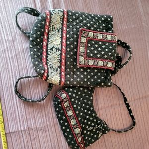 Vera Bradley RETIRED bookbag
